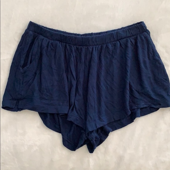 3/$25 🛍 H&M Navy Blue Pajama Shorts - Picture 2 of 8